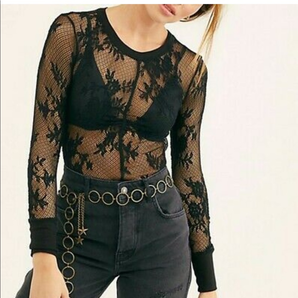 Textured free people shirt